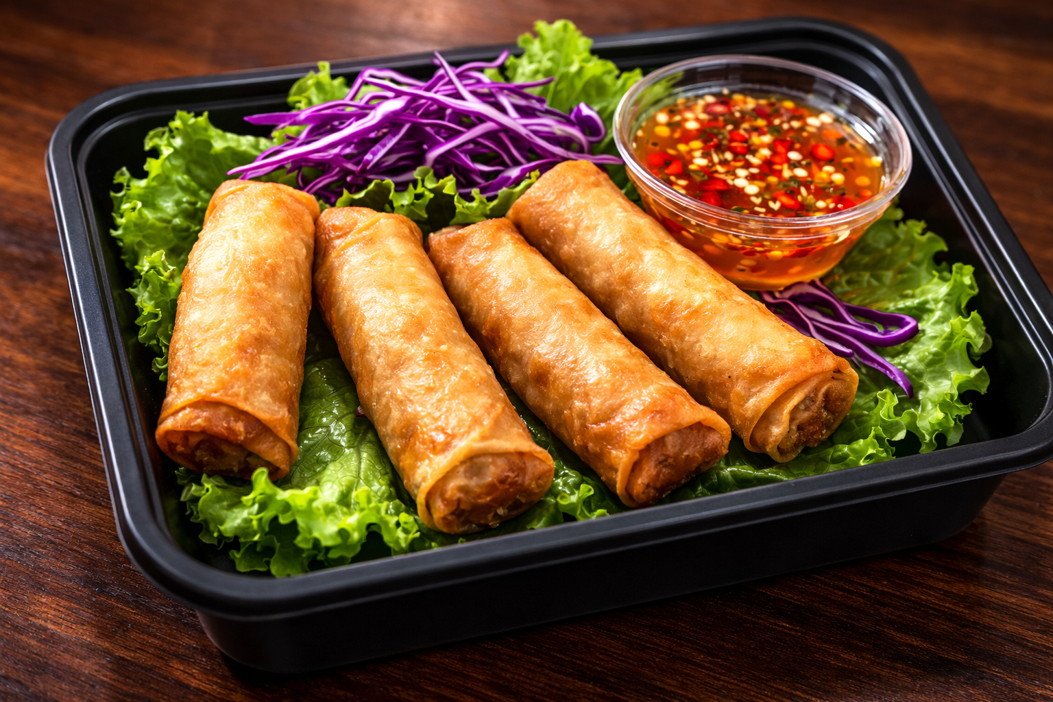 Egg rolls (4 pieces)