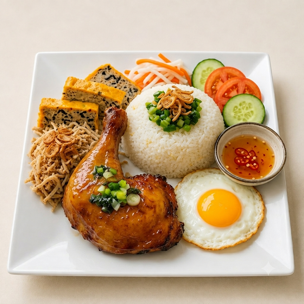 Vietnamese Broken Rice (Cơm Tấm)